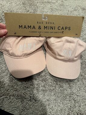 Rae Dunn Mama & Mini Caps - Blush